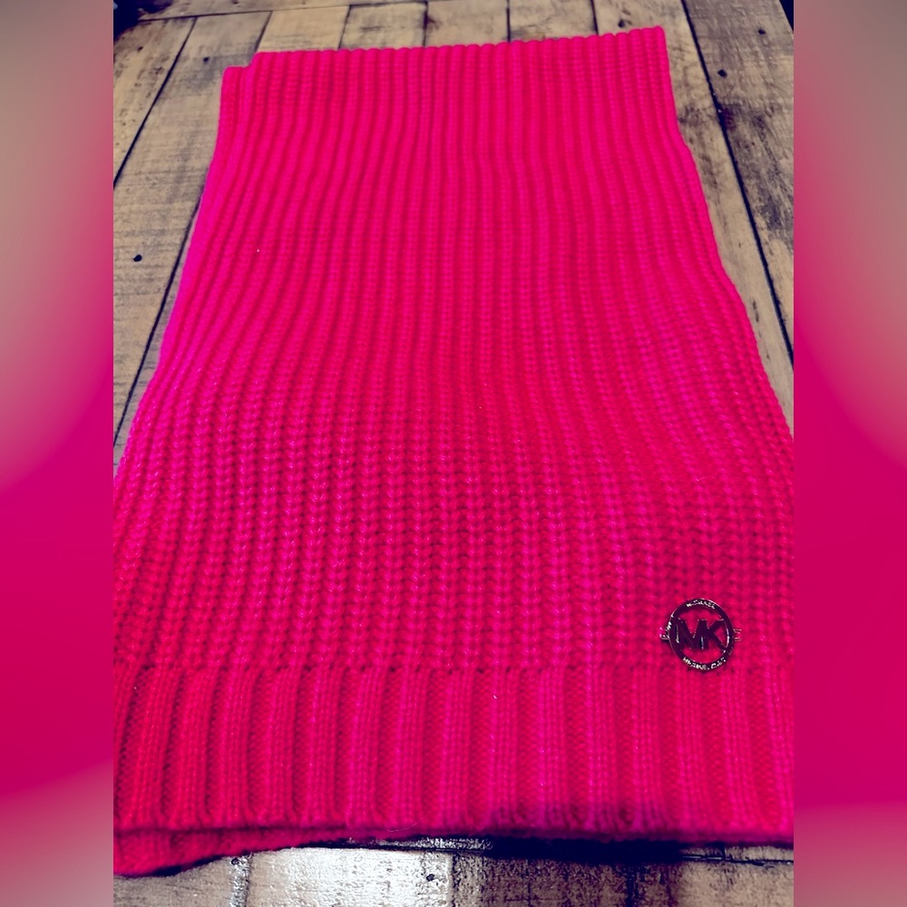 Michael Kors Hot Pink Scarf